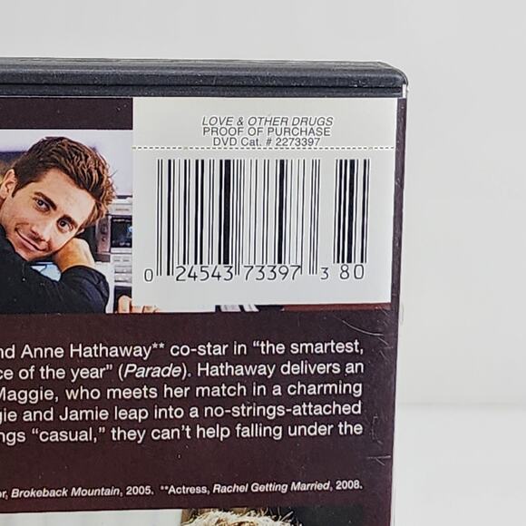 Love & Other Drugs (2010) Jake Gyllenhaal & Anne Hathaway Film DVD Movie - Picture 3 of 6
